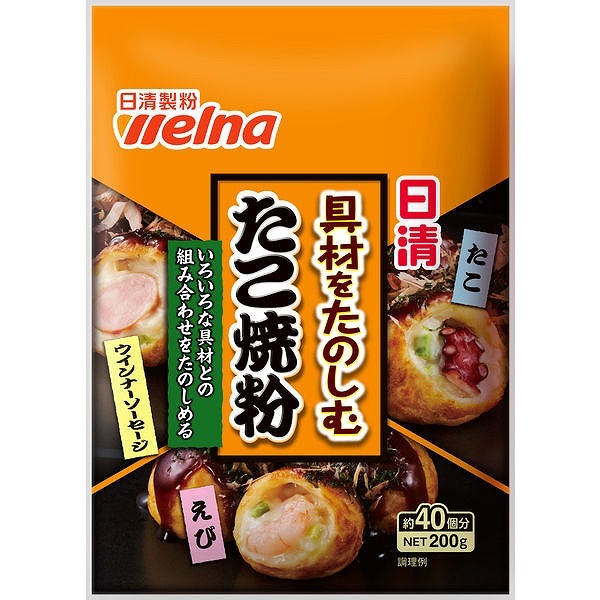 日清製粉ウェルナ 具材を楽しむ たこ焼粉 200g
