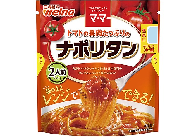 日清製粉ウェルナ マ・マー トマトの果肉たっぷりナポリタン 260g