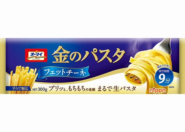 ニップン オーマイ 金のパスタフェットチーネ 300g