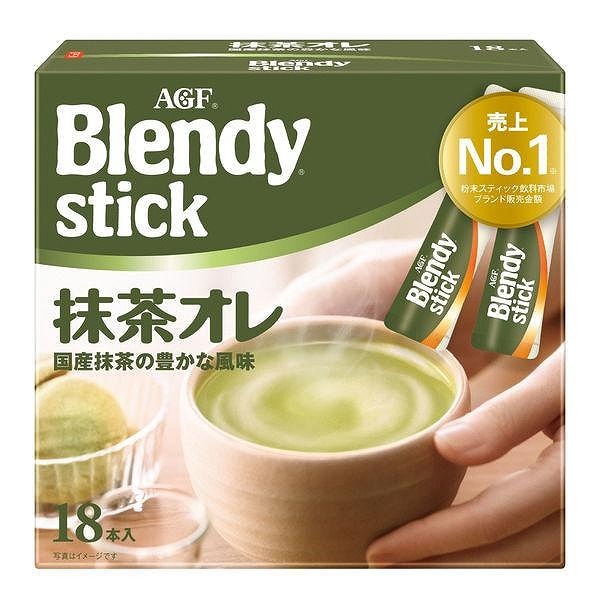 味の素AGF ブレンディスティック 抹茶オレ18本 | インスタントコーヒー