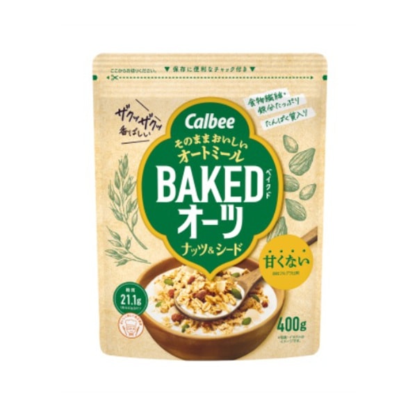 カルビー　ベイクドオーツ　ナッツ＆シード　400g