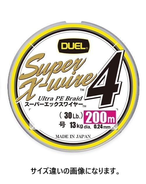 DUEL (デュエル) PEライン 釣り糸 スーパーエックスワイヤー4   200m  2.0号