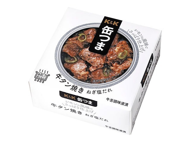 K&K 缶つま 牛タン焼き ねぎ塩だれ 60g