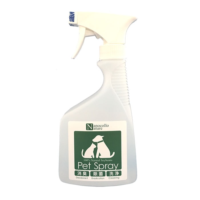ナノコロナチュレ ペットスプレー 490ml 天然成分 アルコールフリー ペット 除菌 消臭 スプレー