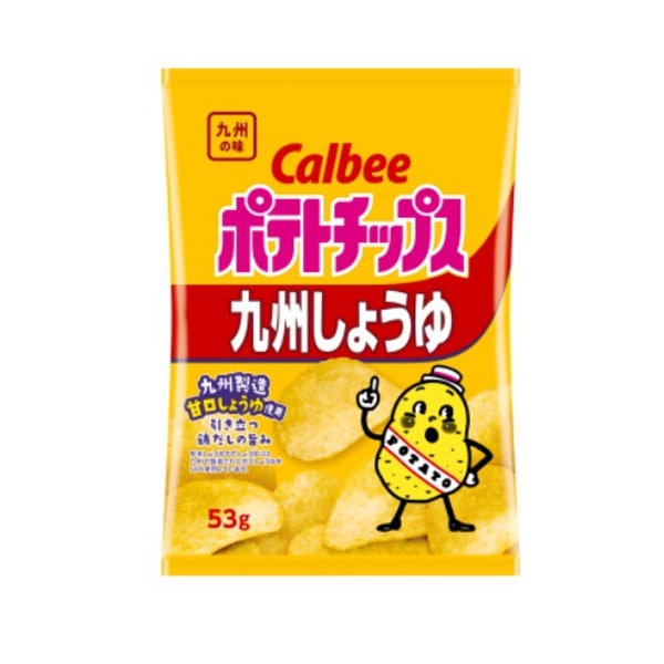 カルビー　ポテトチップス　九州しょうゆ　53g
