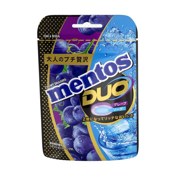 クラシエ　メントスＤＵＯ　グレープ＆ソーダ　45ｇ