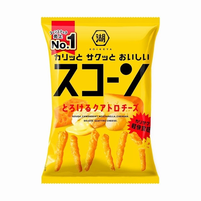 湖池屋　スコーン　とろけるクアトロチーズ　73g