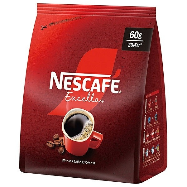 ネスレ ネスカフェ エクセラ つめかえ用袋 60g | インスタントコーヒー