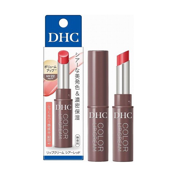 【ネコポス対応】ＤＨＣ リップクリーム　シアーレッド　1.5g