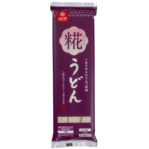 はくばく 糀うどん 270g