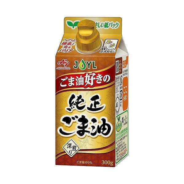 J-オイルミルズ AJINOMOTO ごま油好きの純正ごま油 300g スマートグリーンパック