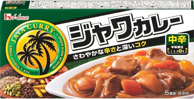 ハウス食品 House ジャワカレー 中辛 104g