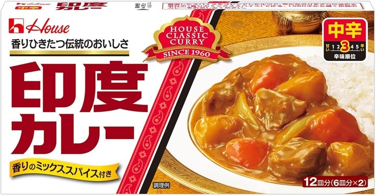 ハウス食品 House 印度カレー 中辛 230g