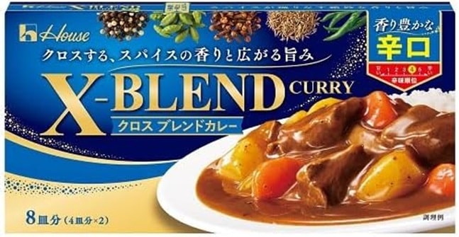 ハウス食品 House クロスブレンドカレー辛口 140g