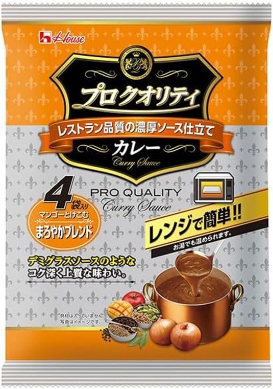 ハウス食品 House プロ クオリティ カレー 4袋入り まろやかブレンド 680g(170g×4袋)