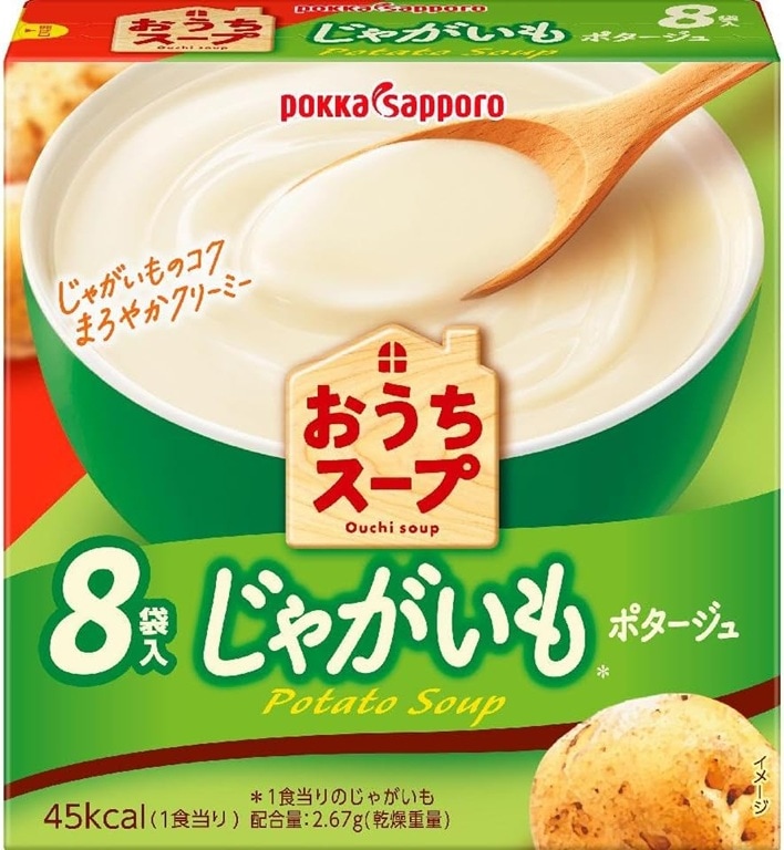 ポッカサッポロ食品 PokkaSapporo おうちスープ じゃがいも8袋入 【ｍ特】