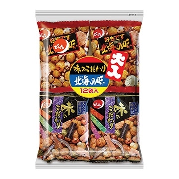 でん六　大入12袋ペアパック(味のこだわり＆好きです北海の味)