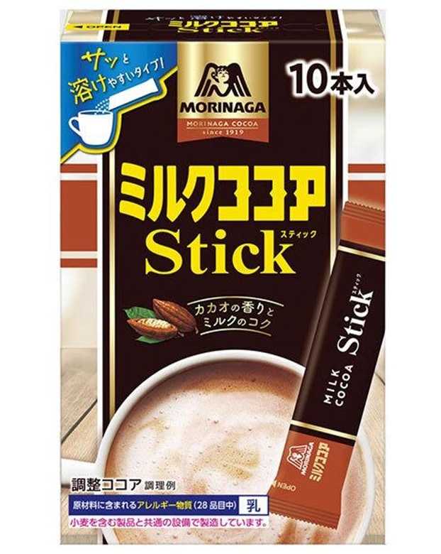 森永製菓　ミルク　ココア　スティック　10本