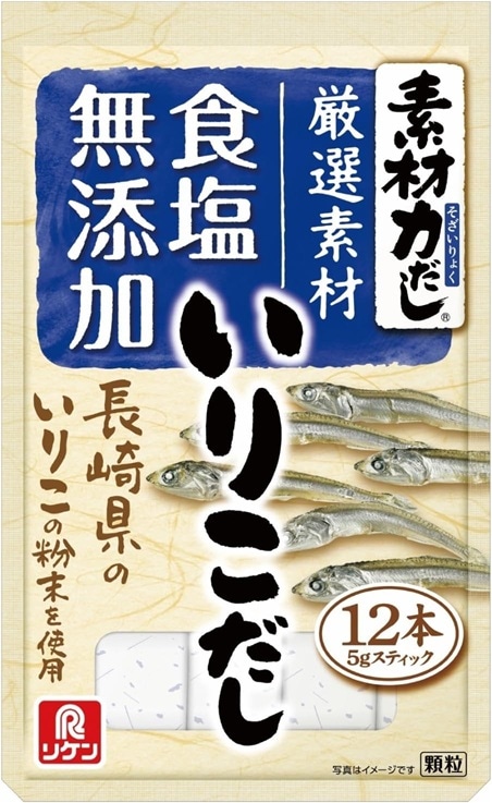 理研ビタミン　リケン　素材力だし　いりこだし　60g