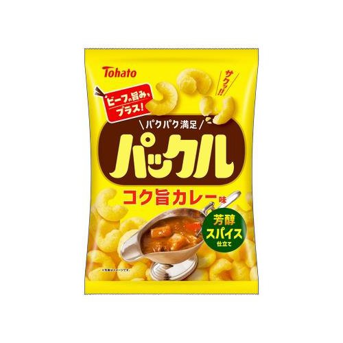 東ハト　パックル　コク旨カレー味　57g