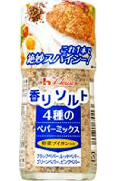 ハウス食品 香りソルト 4種のペパーミックス 58g