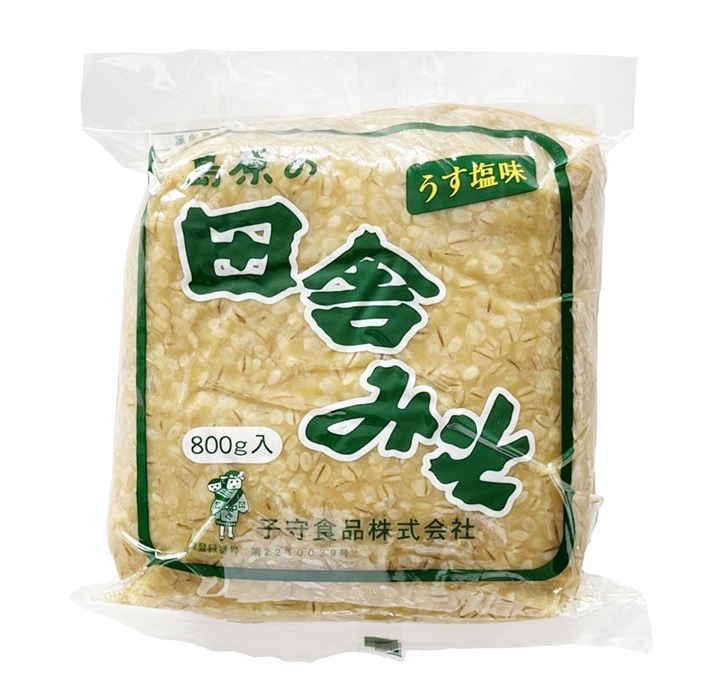 子守食品  島原 田舎みそ うす塩味  800g