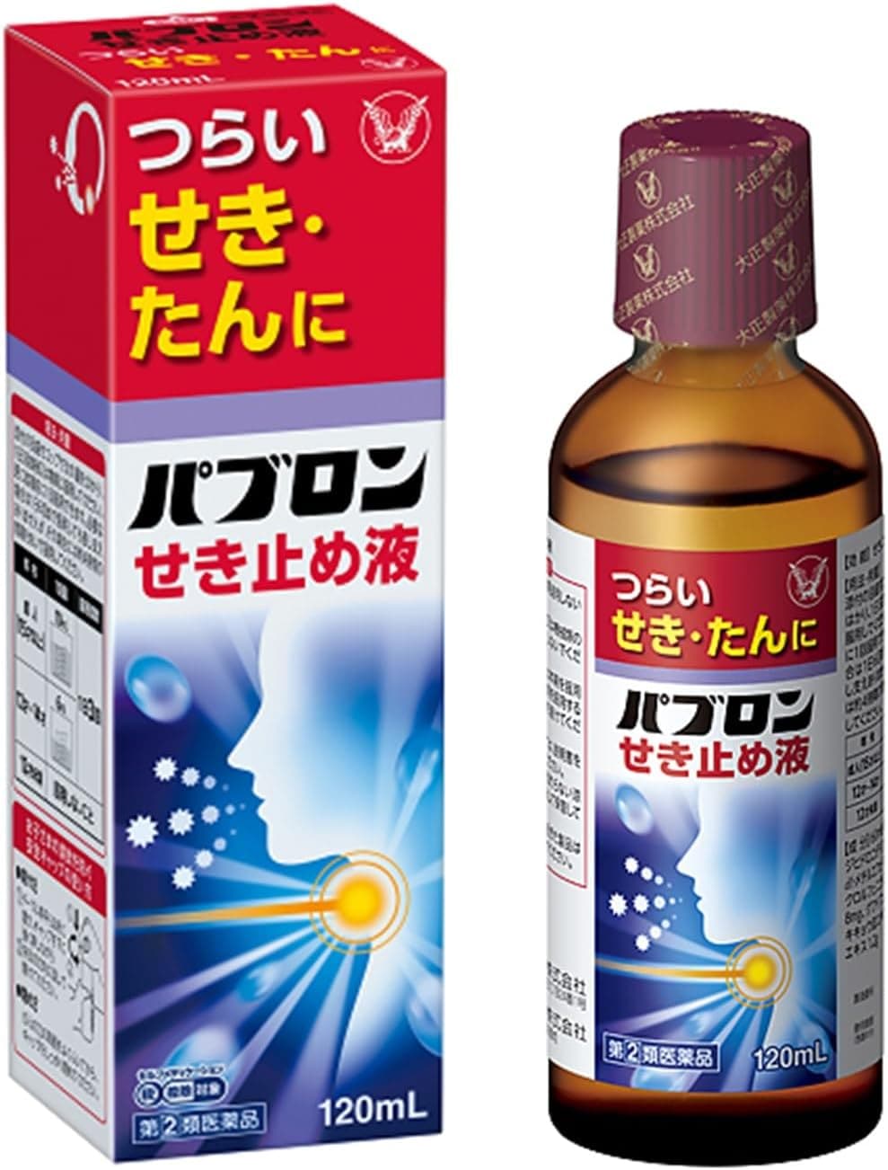 【指定第２類医薬品】★パブロンせき止め液１２０ｍｌ 大正製薬【セルフメディケーション税制対象】
