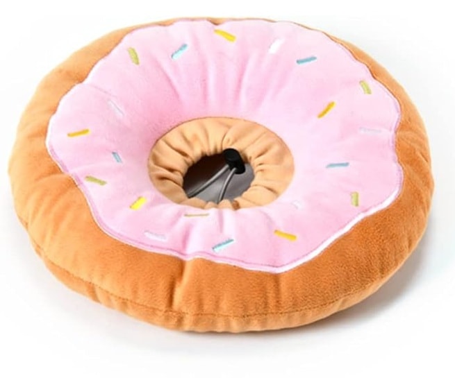 Solgra ペリーブカラークッション ドーナツ S ピンク