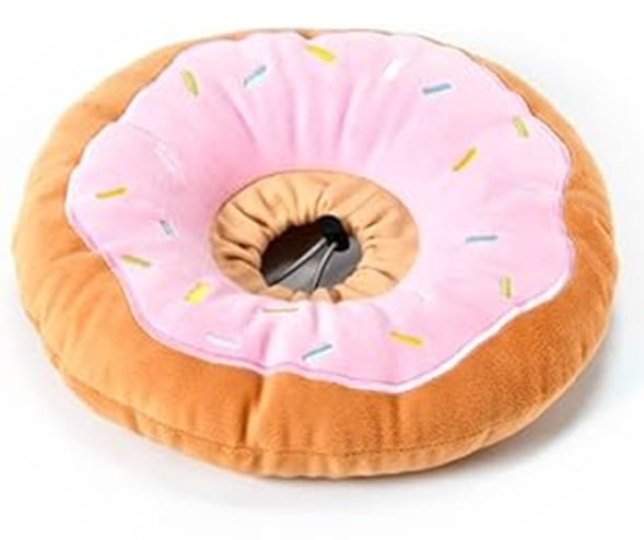 Solgra ペリーブカラークッション ドーナツ  M  ピンク