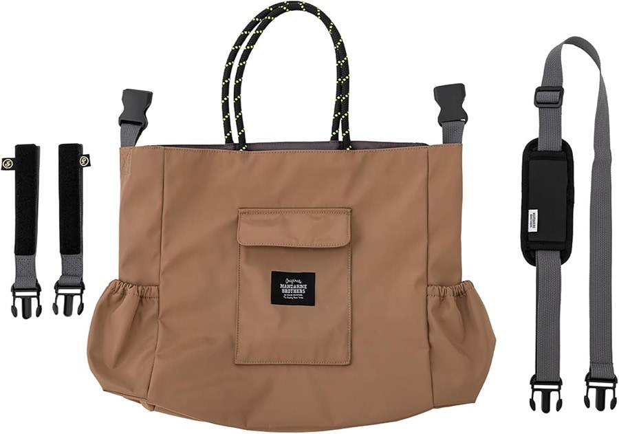 Mandarine Brothers(マンダリンブラザーズ) リバーシブルスリーウェイトート ベージュ