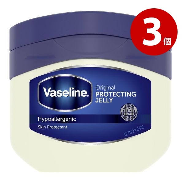 《3個セット》ユニリーバ　ヴァセリン　オリジナル　ピュアスキンジェリー　200g　全身の保湿ケア用スキンバーム