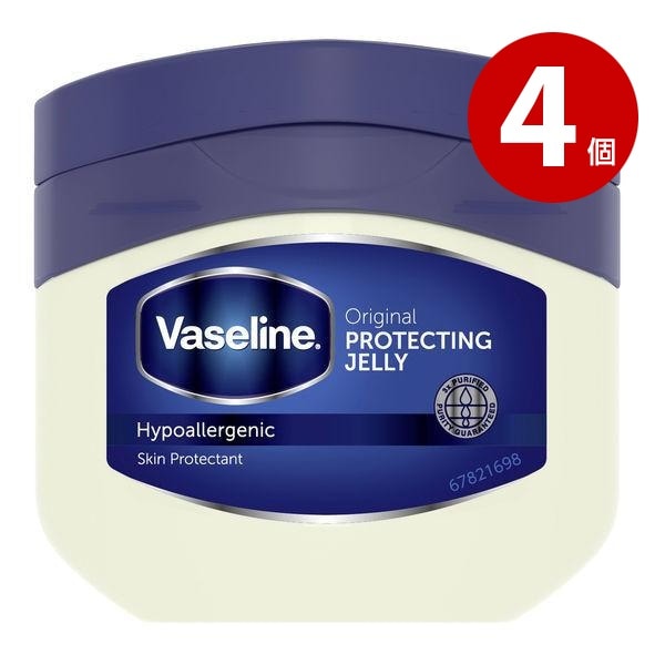 《4個セット》ユニリーバ　ヴァセリン　オリジナル　ピュアスキンジェリー　200g　全身の保湿ケア用スキンバーム