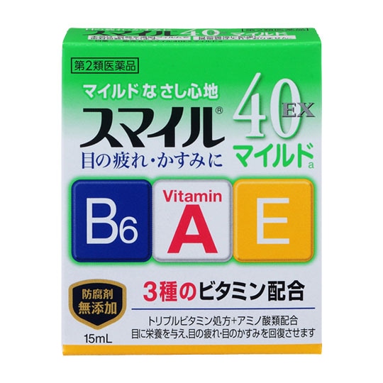 【第2類医薬品】スマイル40ＥＸマイルド15ｍｌ ライオン【ネコポス対応】【ｍ特】