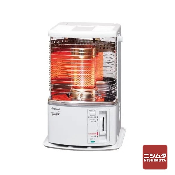 トヨトミ 　コンパクト ハイパワー 反射形 ポータブル 石油ストーブ RS-H2924 (W)　【送料無料　同梱不可】