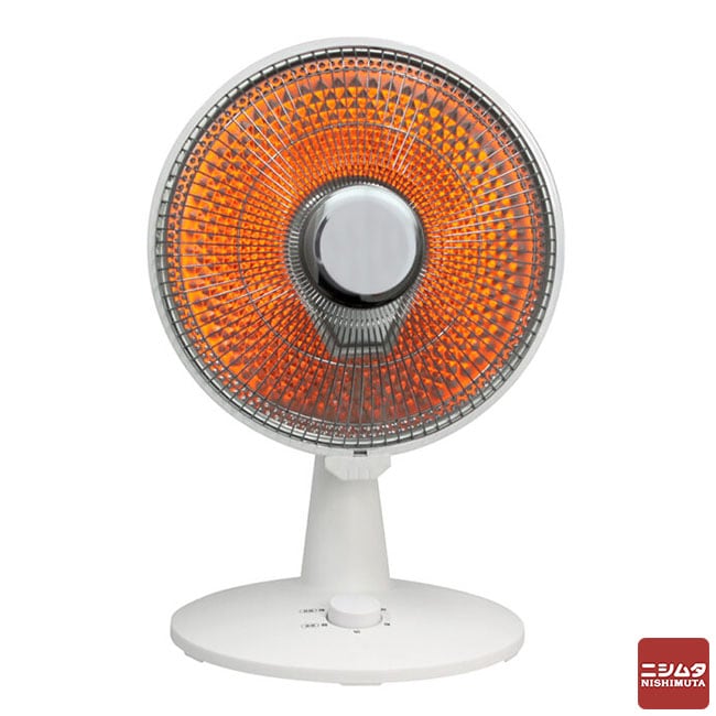 ケイエスジャパン ミニパラボラヒーター SKJ-WM50CC W カーボンヒーター ホワイト 電気ストーブ ストーブ ヒーター