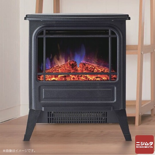 ケイエスジャパン 暖炉ヒーター SKJ-RK100DH ブラック 電気ストーブ ストーブ ヒーター