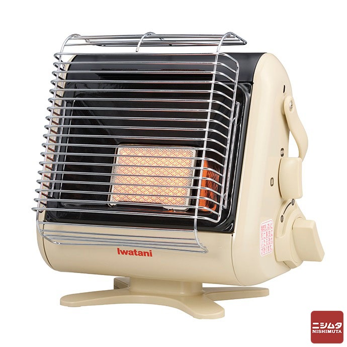 岩谷産業 Iwatani カセットガス ポータブルタイプ マイ暖 アイボリー CB-STV-MYD3