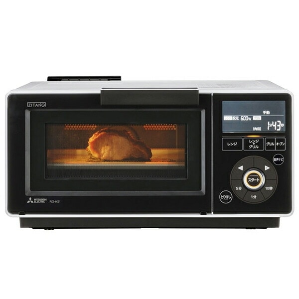 三菱電機 レンジグリル オーブンレンジ RG-HS1-W ジタング ZITANG ホワイト 13L