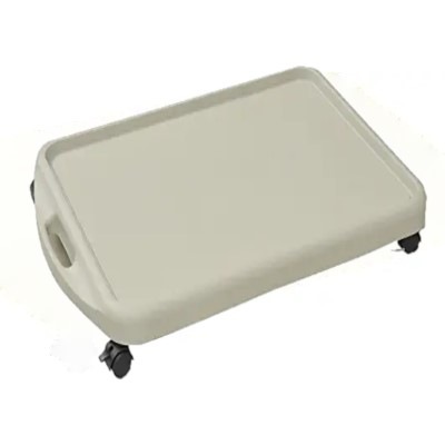 山善　石油ファンヒーター用 移動用 ラック キャスター付き グレー YSCC-L2