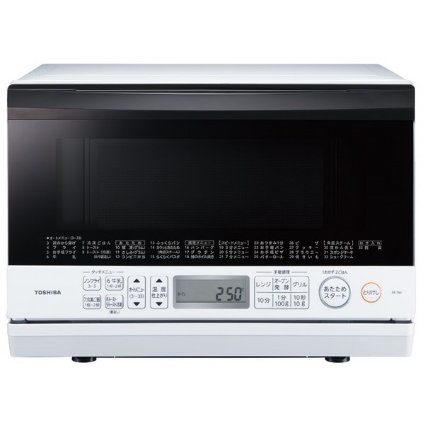 東芝 TOSHIBA 電子レンジ スチーム オーブン レンジ フラットテーブル 自動メニュー 石窯 新生活 一人暮らし スチームオーブンレンジ ER-T60W 23L 【ｍ特】