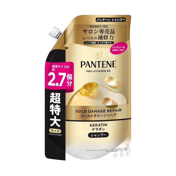 P&G　パンテーン　ゴールドダメージリペア　シャンプー　詰替　超特大　700g 【ｍ特】