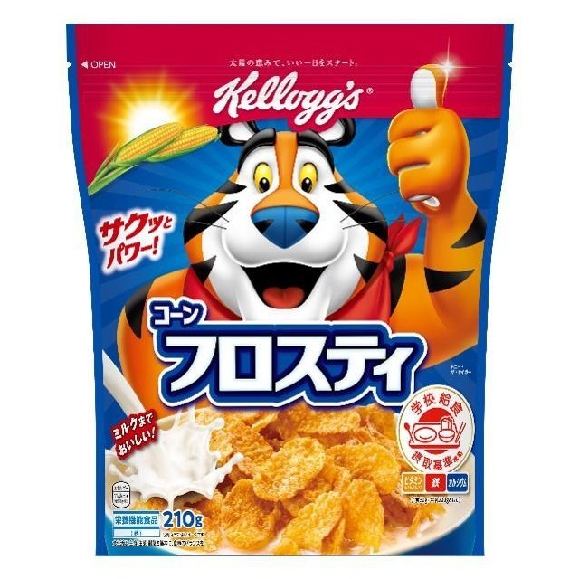 【栄養機能食品】ケロッグ　コーンフロスティ　210g　シリアル　コーンフレーク【ｍ特】
