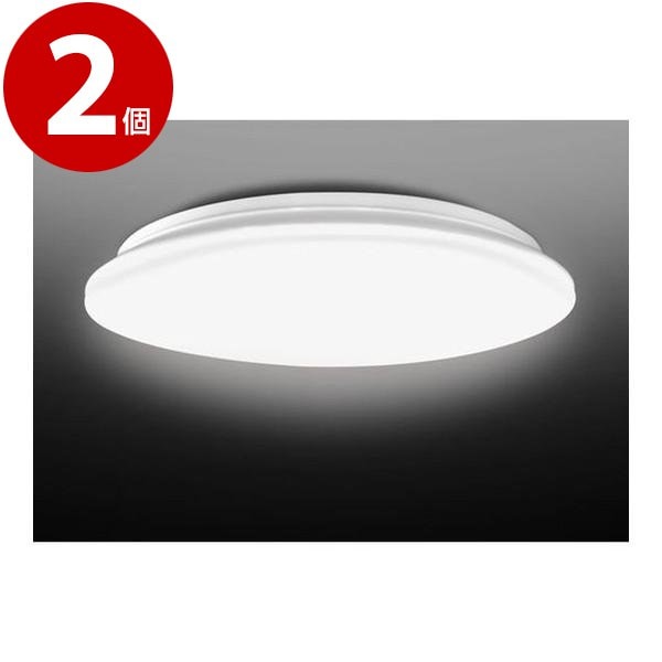 東芝 TOSHIBA シーリングライト LED 6畳 NLEH06R24A-DLD　2個　照明 ライト【同梱不可】【ｍ特】