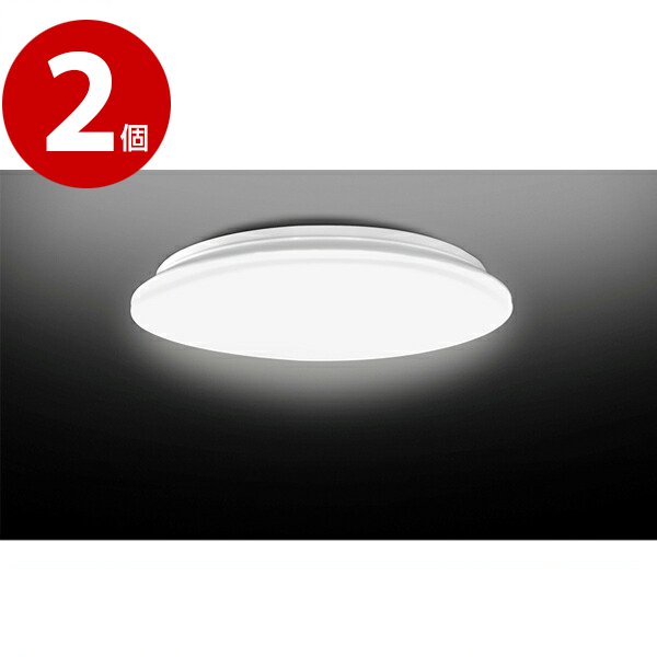 東芝 TOSHIBA シーリングライト LED 8畳 NLEH08R24A-DLD　2個　照明 ライト【同梱不可】