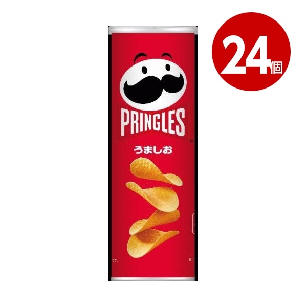 《24個セット》ケロッグ　プリングルズ　うましお　105g　ポテトチップス【送料無料】【ｍ特】