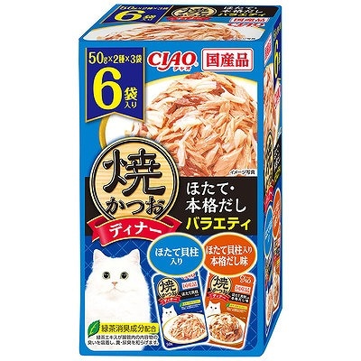 いなば 焼かつおディナー ほたて 本格だしバラエティ50g×6袋