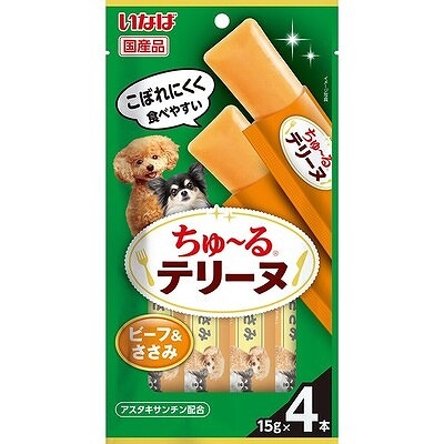 いなば ちゅーるテリーヌ ビーフ＆ささみ15g×4本