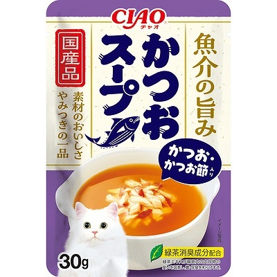 いなば CIAOかつおスープ かつおかつお節入り30g