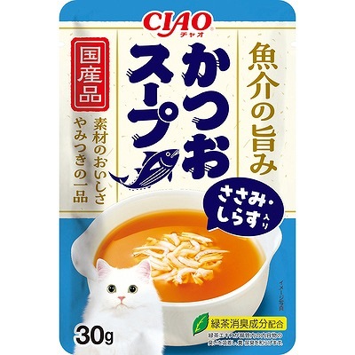 いなば CIAOかつおスープ ささみしらす入り30g