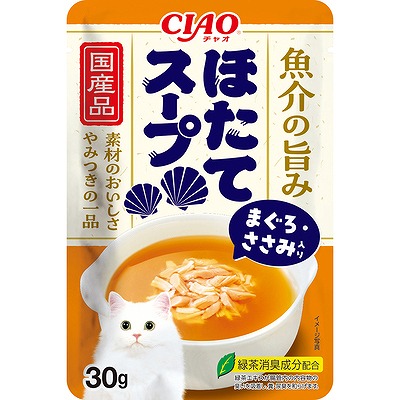いなば CIAOほたてスープ まぐろささみ入り 30g